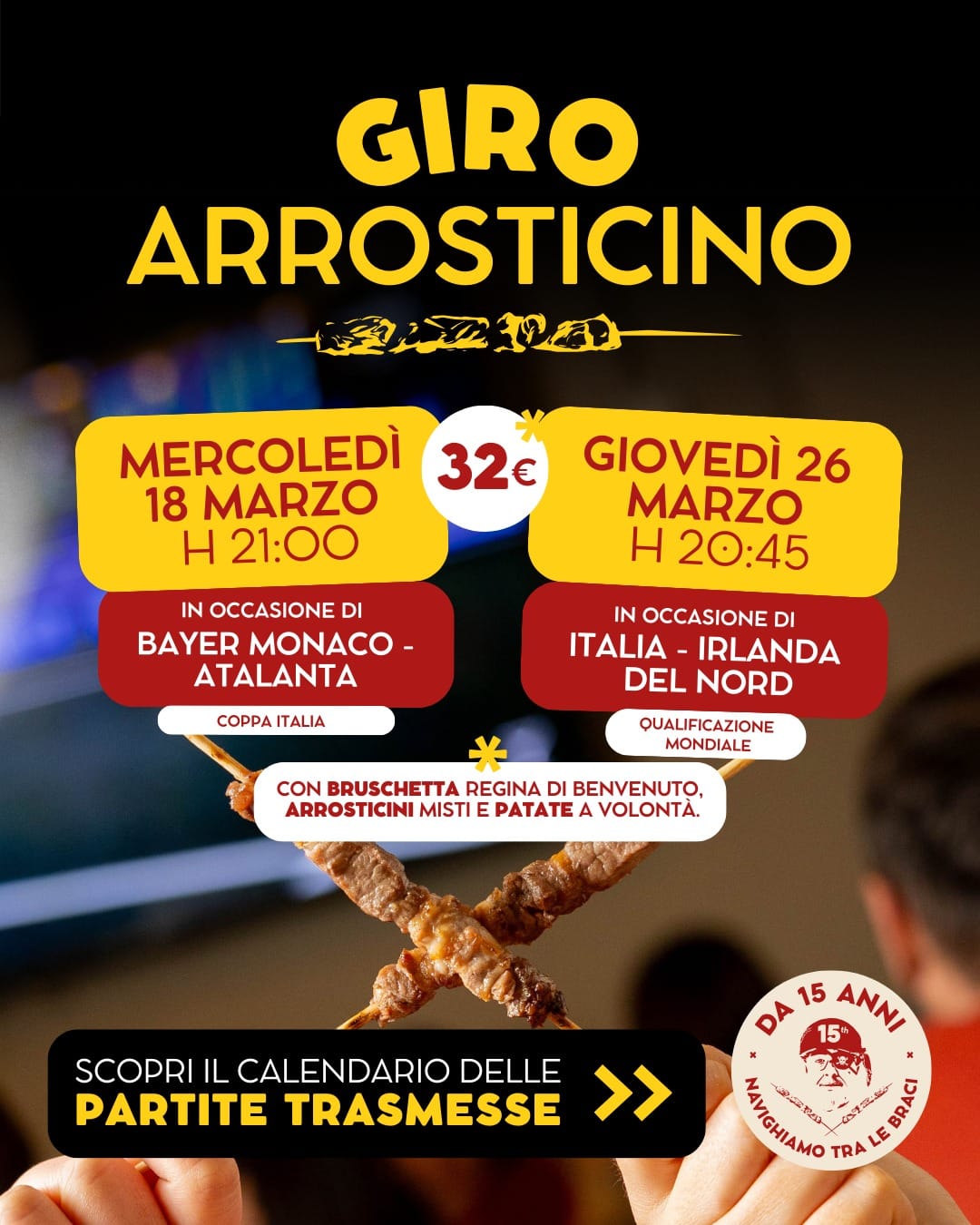 calendario-marzo-partite-da-vedere-dove-locale-linopassamilvino-a-torino-serie-a-champions-1 date dell all you can eat di arrosticini Giro Arrosticino di Marzo da Linopassamilvino ristorante e locale dove vedere partite a Torino