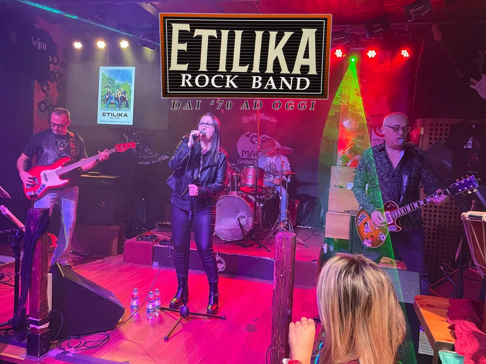 concerto gratuito di Etilika a Torino, domenica 30 agosto 2026. Una rock cover band con pezzi famosissimi da ballare. Entrata libera e consumazione gradita nel grande spazio estivo del ristorante Linopassamilvino, di fronte ad Allianz Juve Stadium