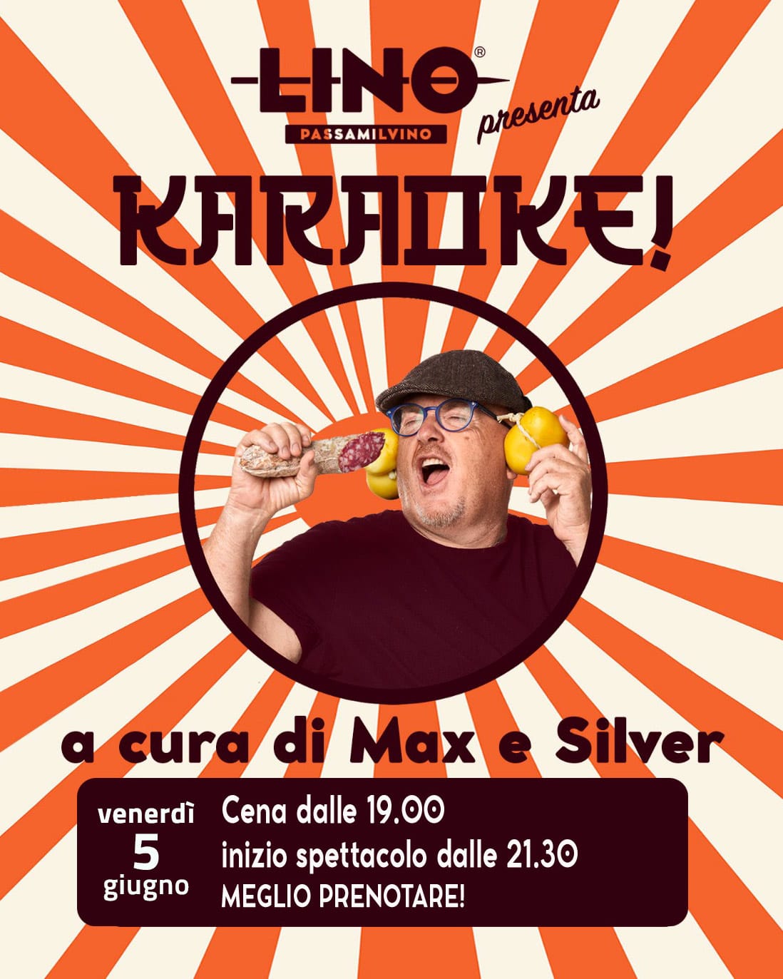 serata-karaoke-torino-venerdi-sera-5-giugno-2026-al-ristorante-linopassamilvino-mob serata karaoke gratuita a Torino venerdì 5 giugno 2026 al ristorante Linopassamilvino, a cura di Max e Silver dalle 21.30, cena alla carta dalle 19.00 - Vieni a cantare con noi!
